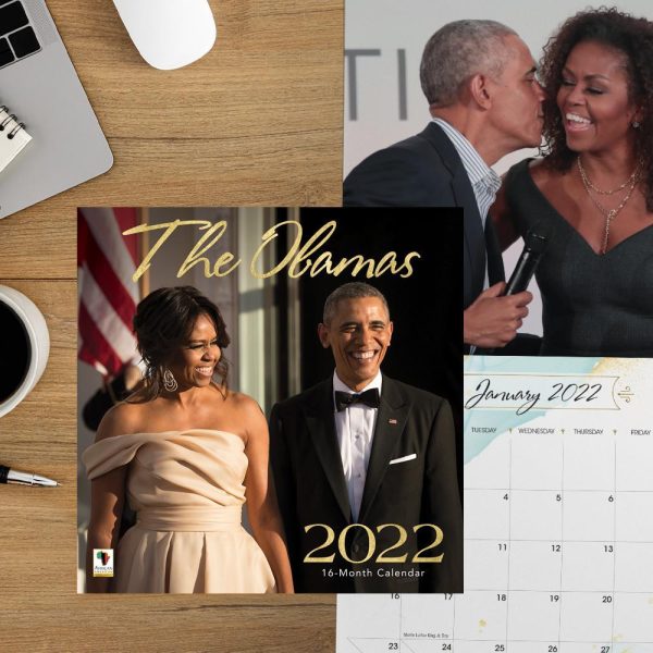 Remembering The Obamas: 2022 Black History Commemorative Wall Calendar Online Sale - Image 4