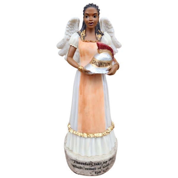 Helmet of Salvation Angelic Figurine For Cheap