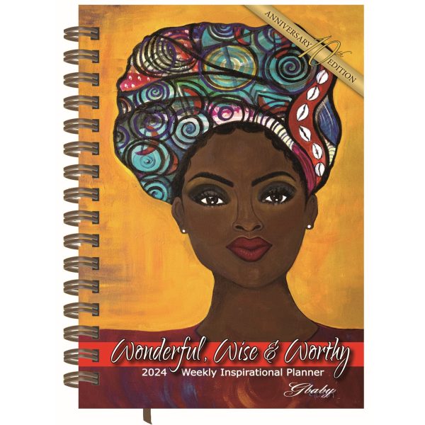 Wonderful, Wise and Worthy 2024 Weekly Inspirational Planner on Sale