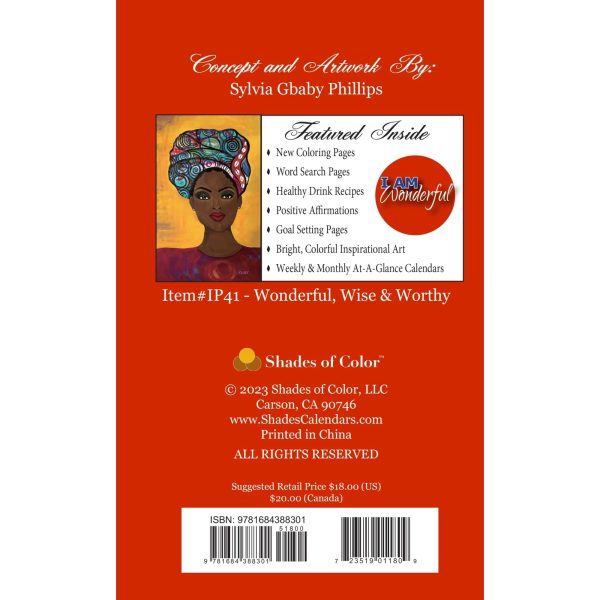 Wonderful, Wise and Worthy 2024 Weekly Inspirational Planner on Sale - Image 2