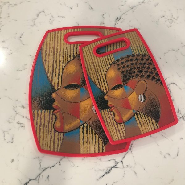 Composite of a Woman Cutting Board Set For Sale - Image 2